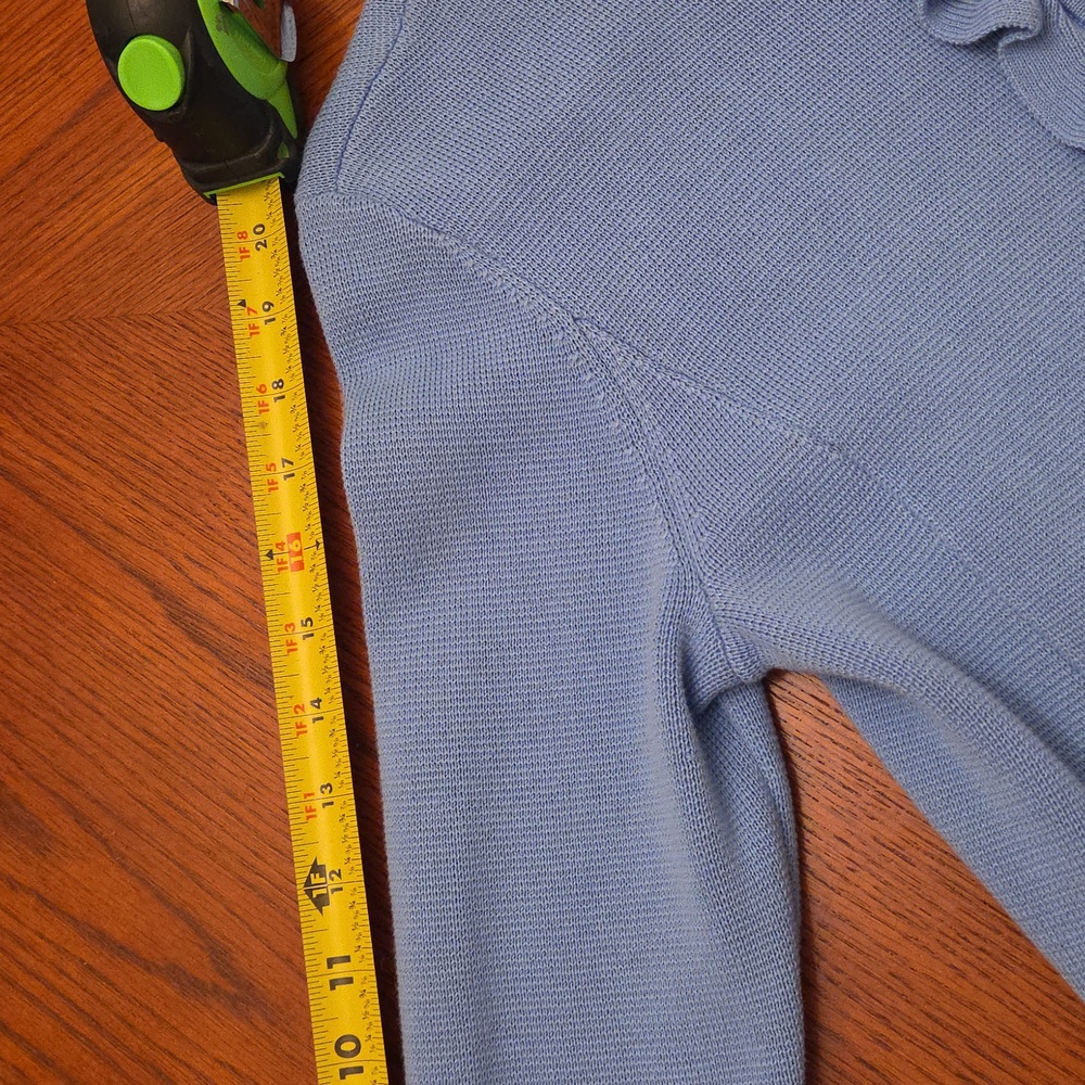 NWOT Talbots Ruffled Zip-Up Cardigan - Picture 8 of 9